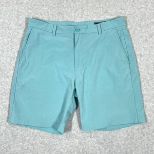 Vineyard Vines‎ Shorts Mens 35 Perfomance 8" Inseam Chino Golf Turquoise Blue